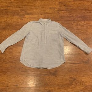 Gap Women’s Boyfriend Striped Popover Shirt